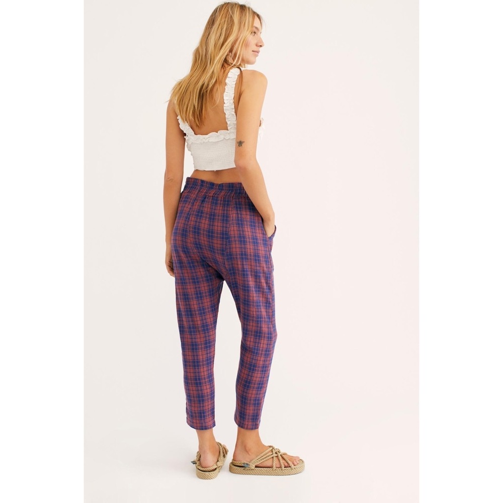 NWOT Free People Purple Camp Pants By Faircloth - Picture 3 of 6